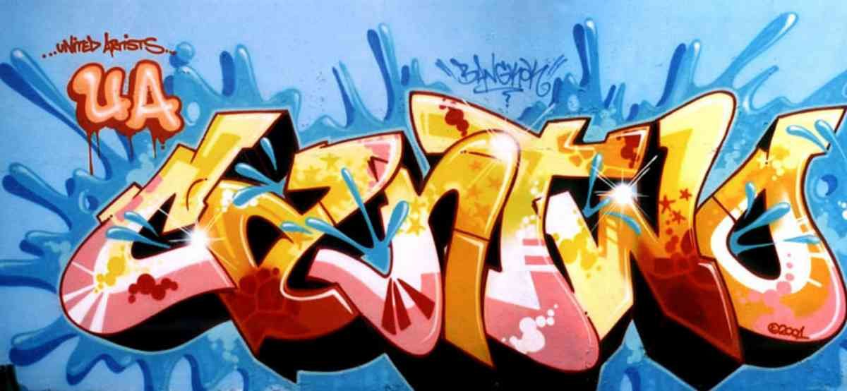 Graffiti Murals Street Art 0653 01 ba web A4 Photo Print