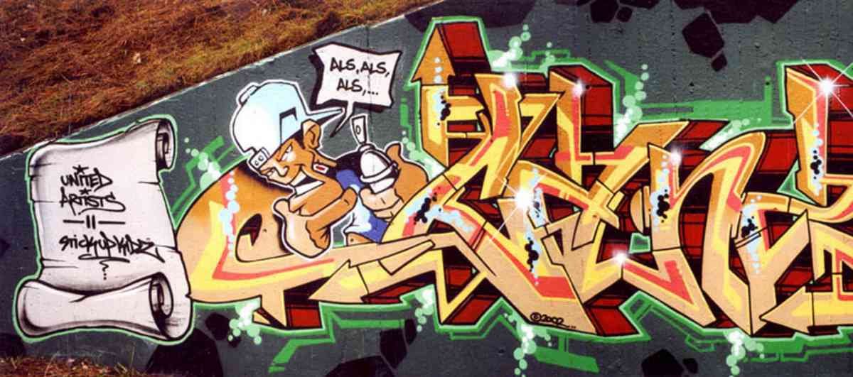 Graffiti Murals Street Art 0661 02 os web A4 Photo Print