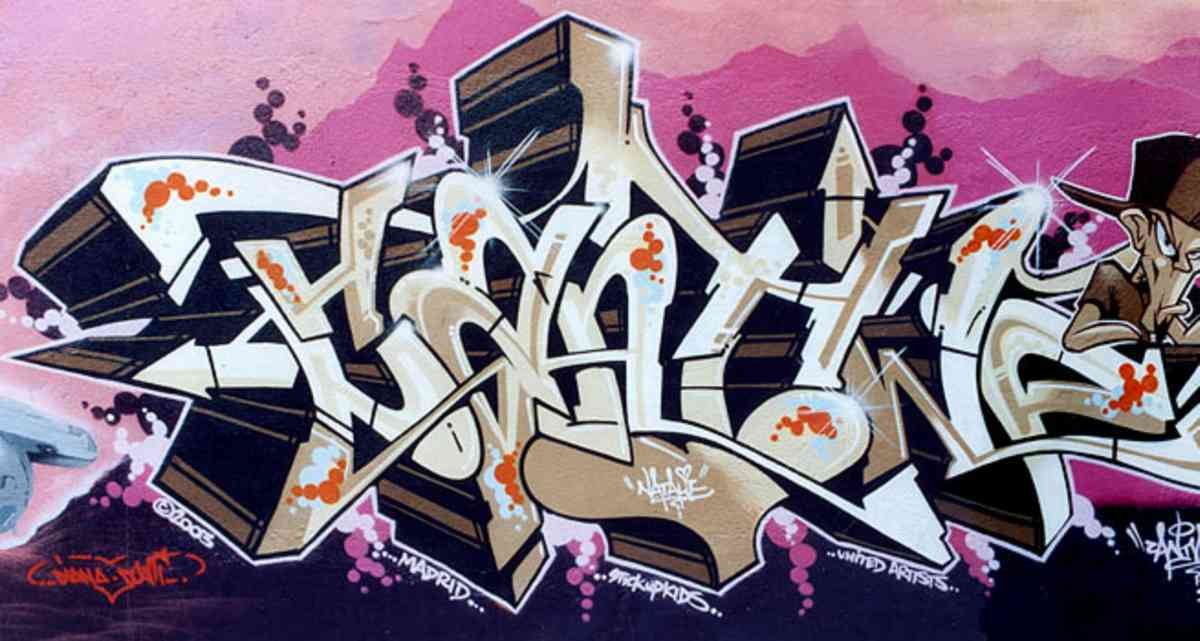 Graffiti Murals Street Art 0665 03 ma2 web A4 Photo Print