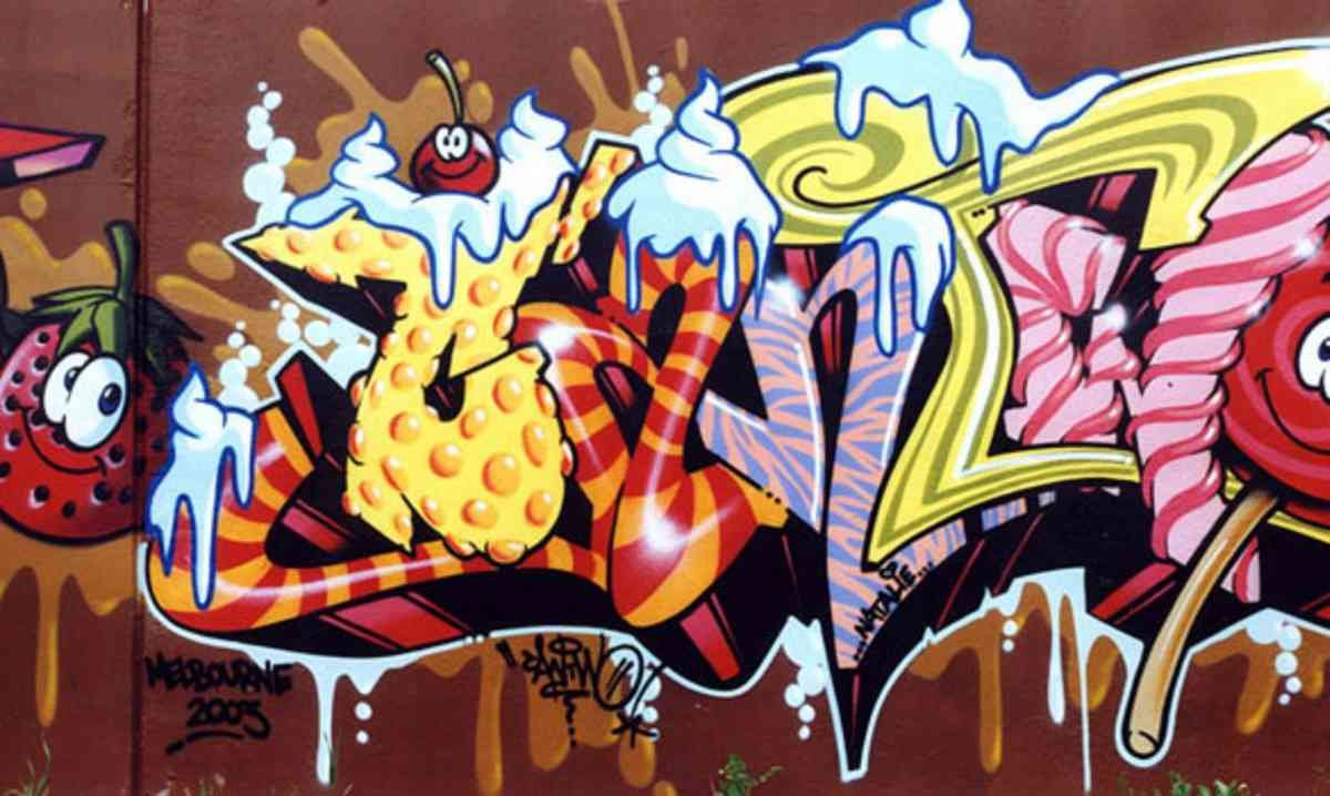 Graffiti Murals Street Art 0667 03 me web A4 Photo Print