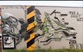 Graffiti Murals Street Art 0671 bed alien A4 Photo Print