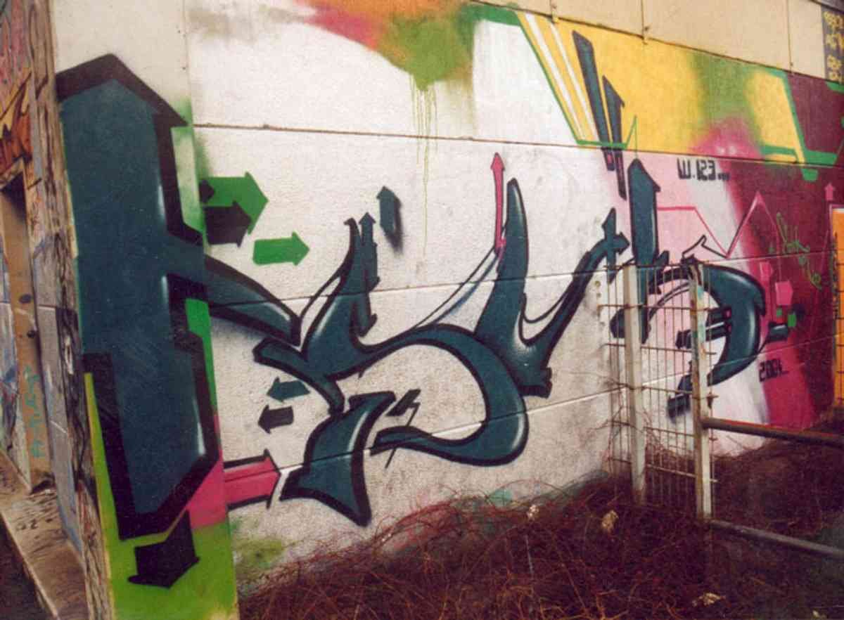 Graffiti Murals Street Art 0673 bed sukb A4 Photo Print