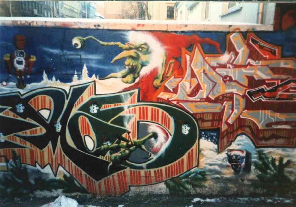 Graffiti Murals Street Art 0680 n56 A4 Photo Print