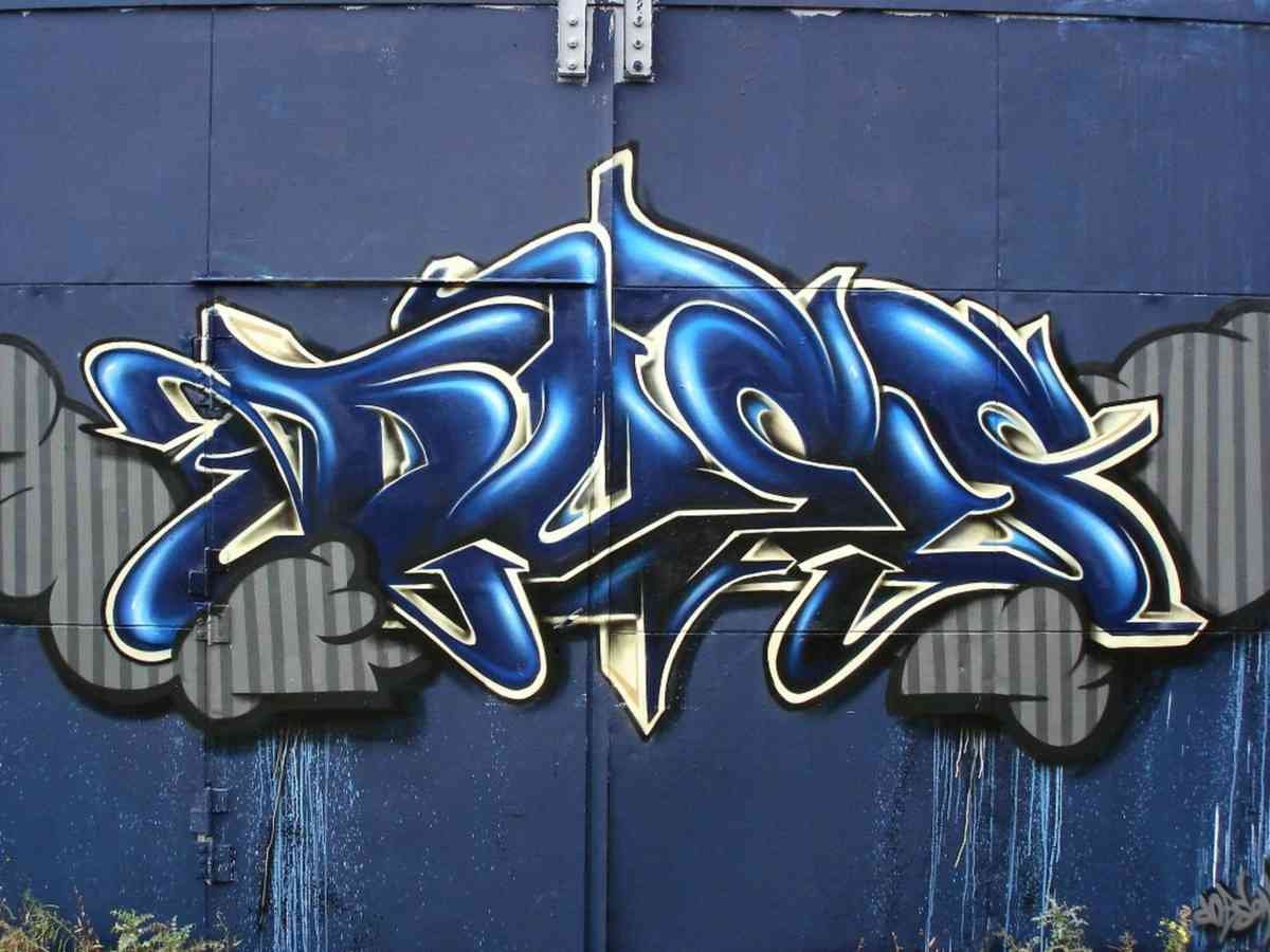 Graffiti Murals Street Art 0690 does 030 A4 Photo Print