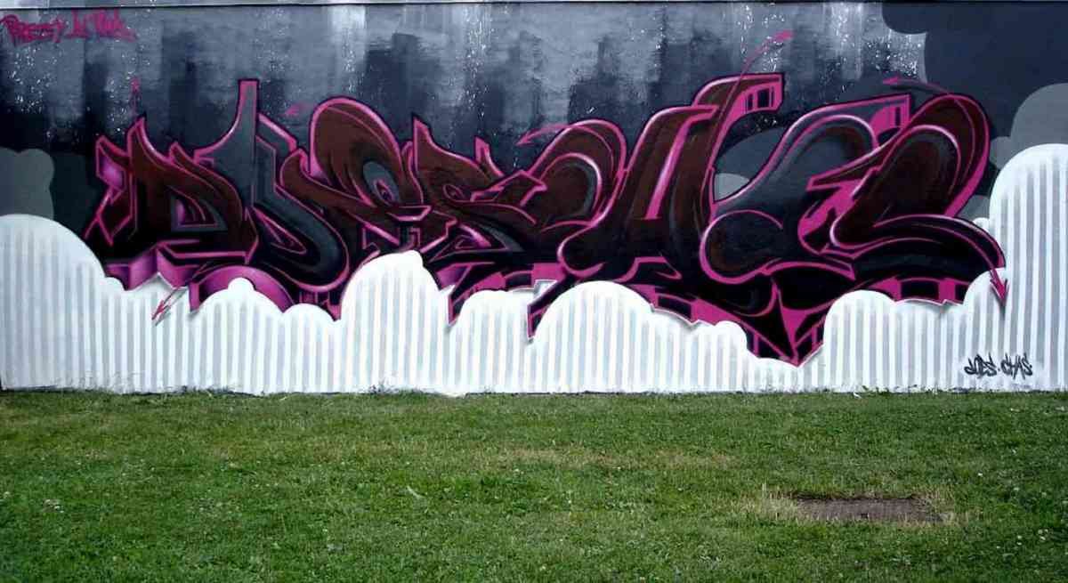 Graffiti Murals Street Art 0691 does chas belgium 06 A4 Photo Print