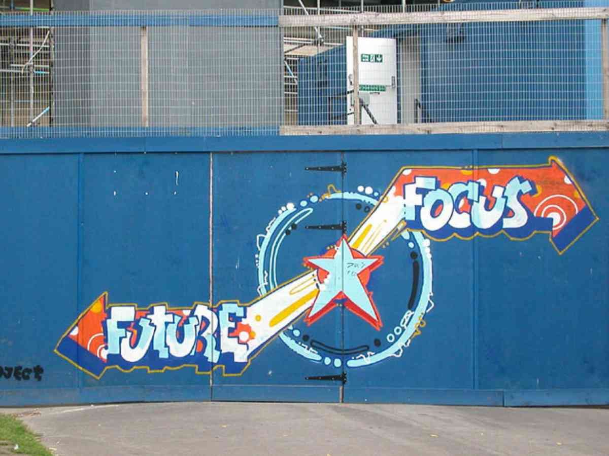 Graffiti Murals Street Art 0698 future focus boards A4 Photo Print