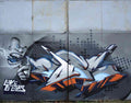 Graffiti Murals Street Art 0702 nash does belgium A4 Photo Print