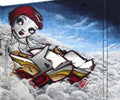 Graffiti Murals Street Art 0704 nash doesll A4 Photo Print