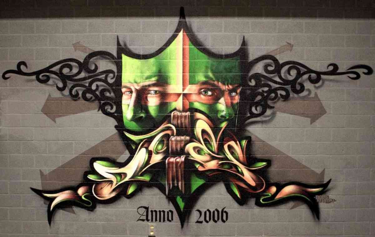 Graffiti Murals Street Art 0706 tumki does maaseik belgium2 A4 Photo Print