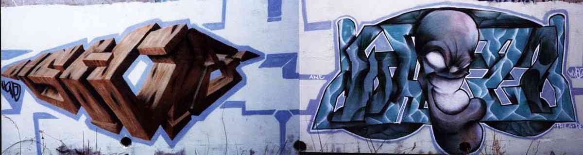 Graffiti Murals Street Art 0727 NewJersey 8 A4 Photo Print