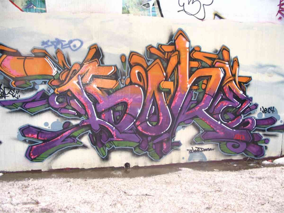 Graffiti Murals Street Art 0730 Connecticut 58 A4 Photo Print