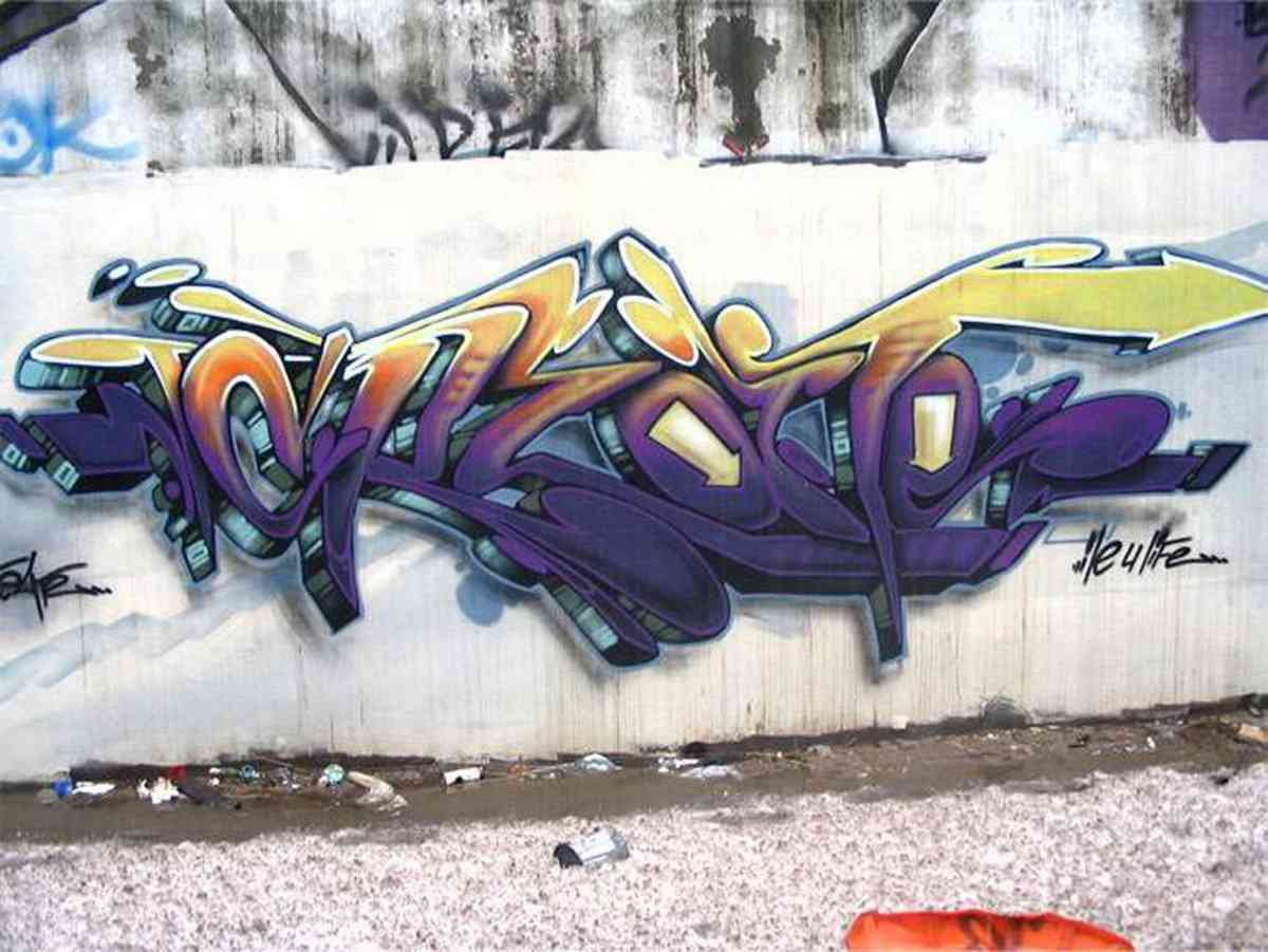 Graffiti Murals Street Art 0732 Connecticut 60 A4 Photo Print