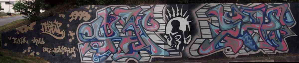 Graffiti Murals Street Art 0751 Connecticut 83 A4 Photo Print