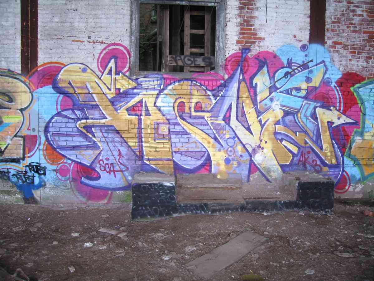 Graffiti Murals Street Art 0752 16311870 A4 Photo Print
