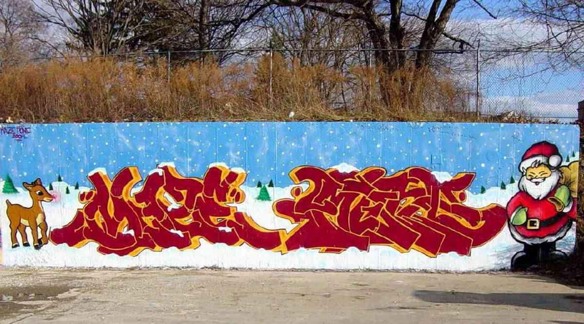 Graffiti Murals Street Art 0756 Connecticut 89 A4 Photo Print