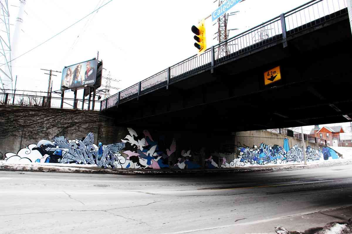 Graffiti Murals Street Art 076 Toronto 2 A4 Photo Print