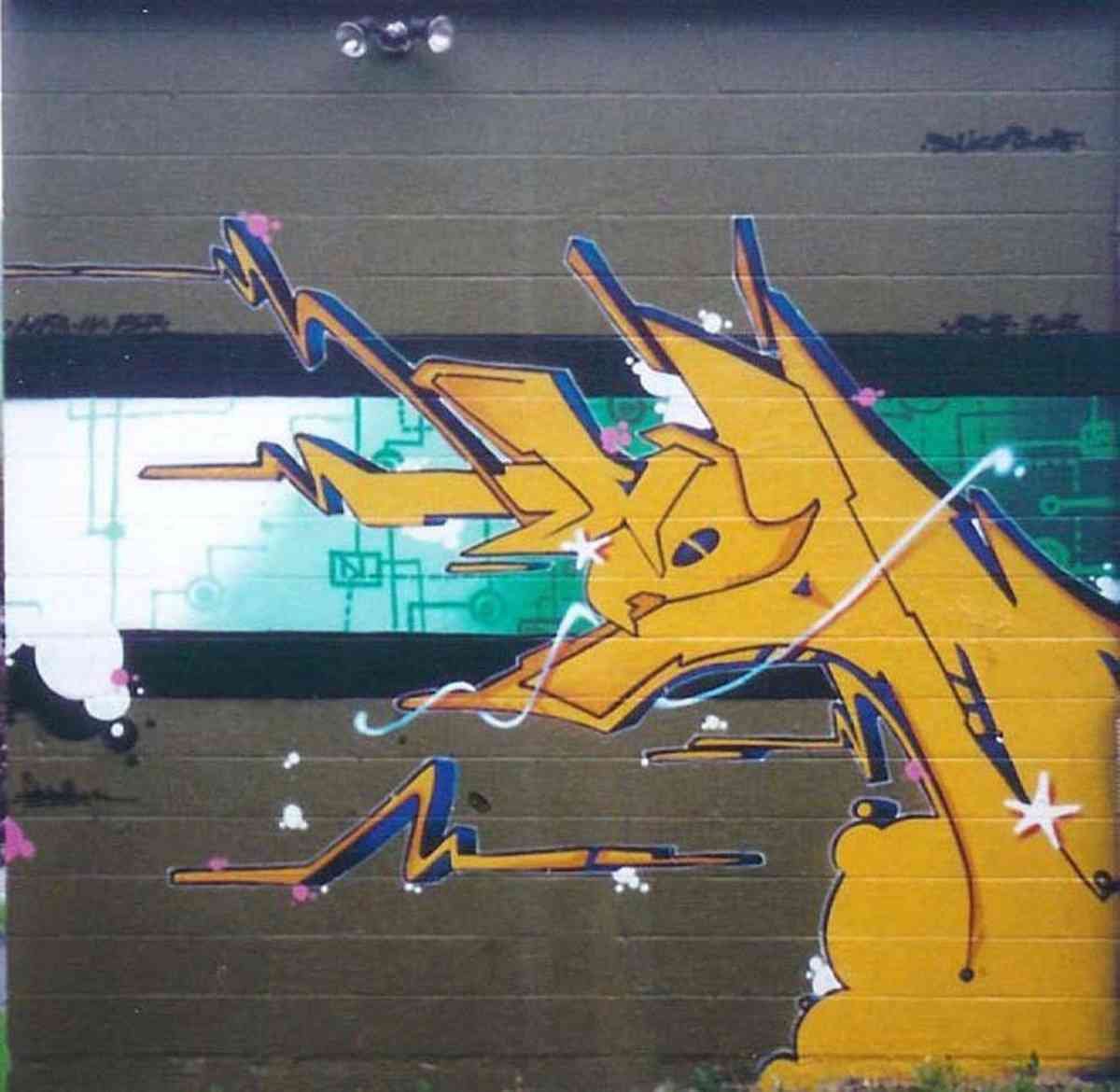 Graffiti Murals Street Art 0761 Connecticut 95 A4 Photo Print