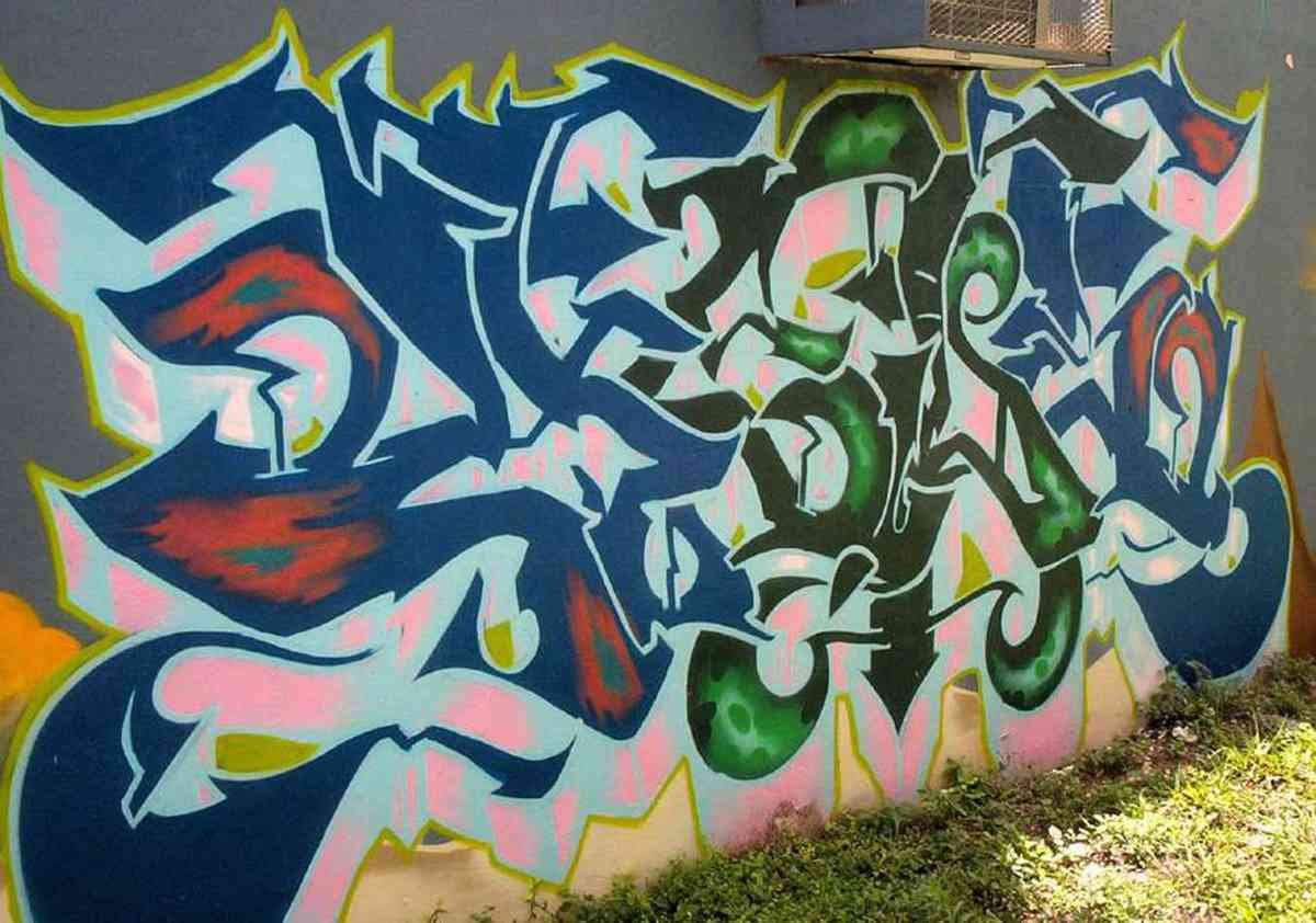 Graffiti Murals Street Art 0782 Miami 15 A4 Photo Print