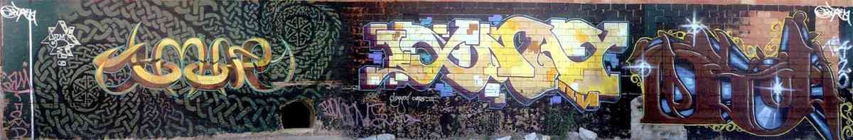 Graffiti Murals Street Art 0790 SanAntonio 5 A4 Photo Print