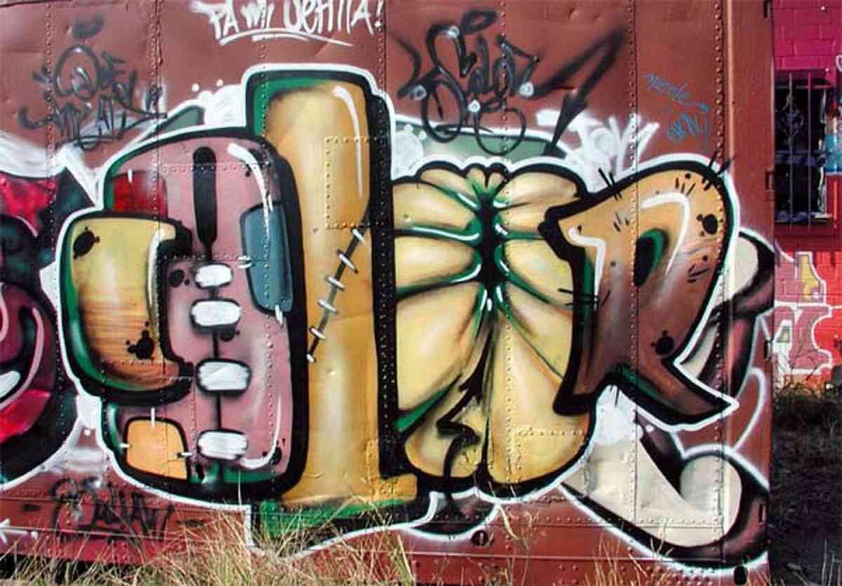 Graffiti Murals Street Art 0824 Houston A4 Photo Print