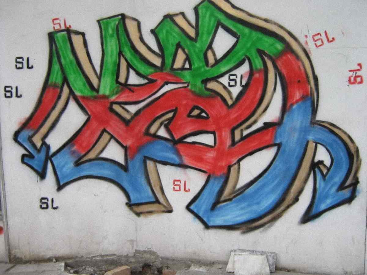 Graffiti Murals Street Art 083 ac5bc3c1 A4 Photo Print