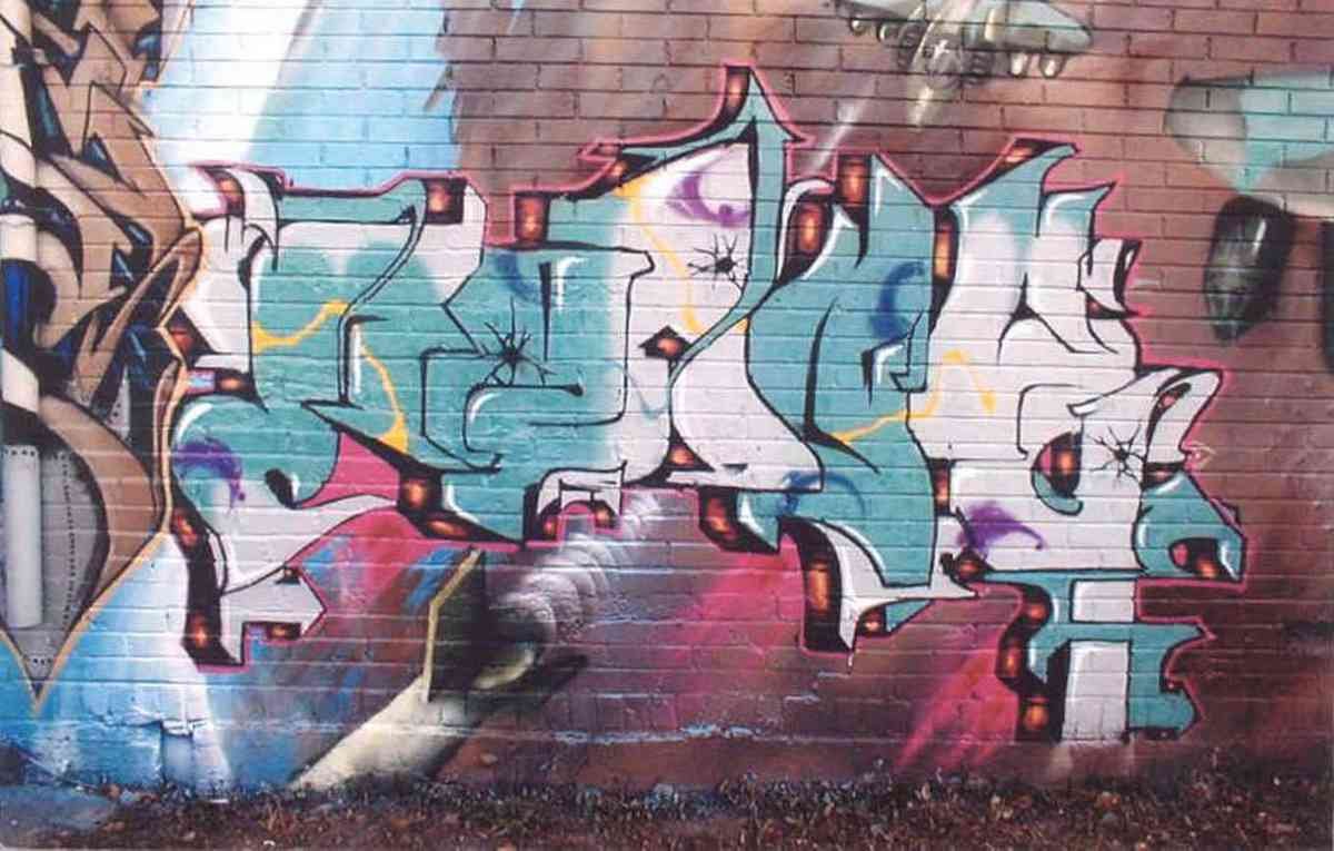 Graffiti Murals Street Art 0831 Houston 7 A4 Photo Print