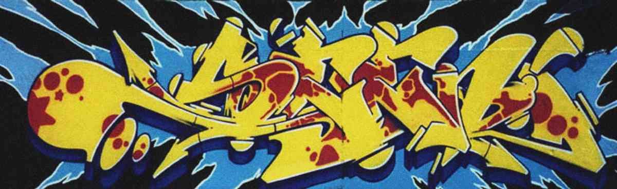 Graffiti Murals Street Art 0851 Graffiti 9 A4 Photo Print