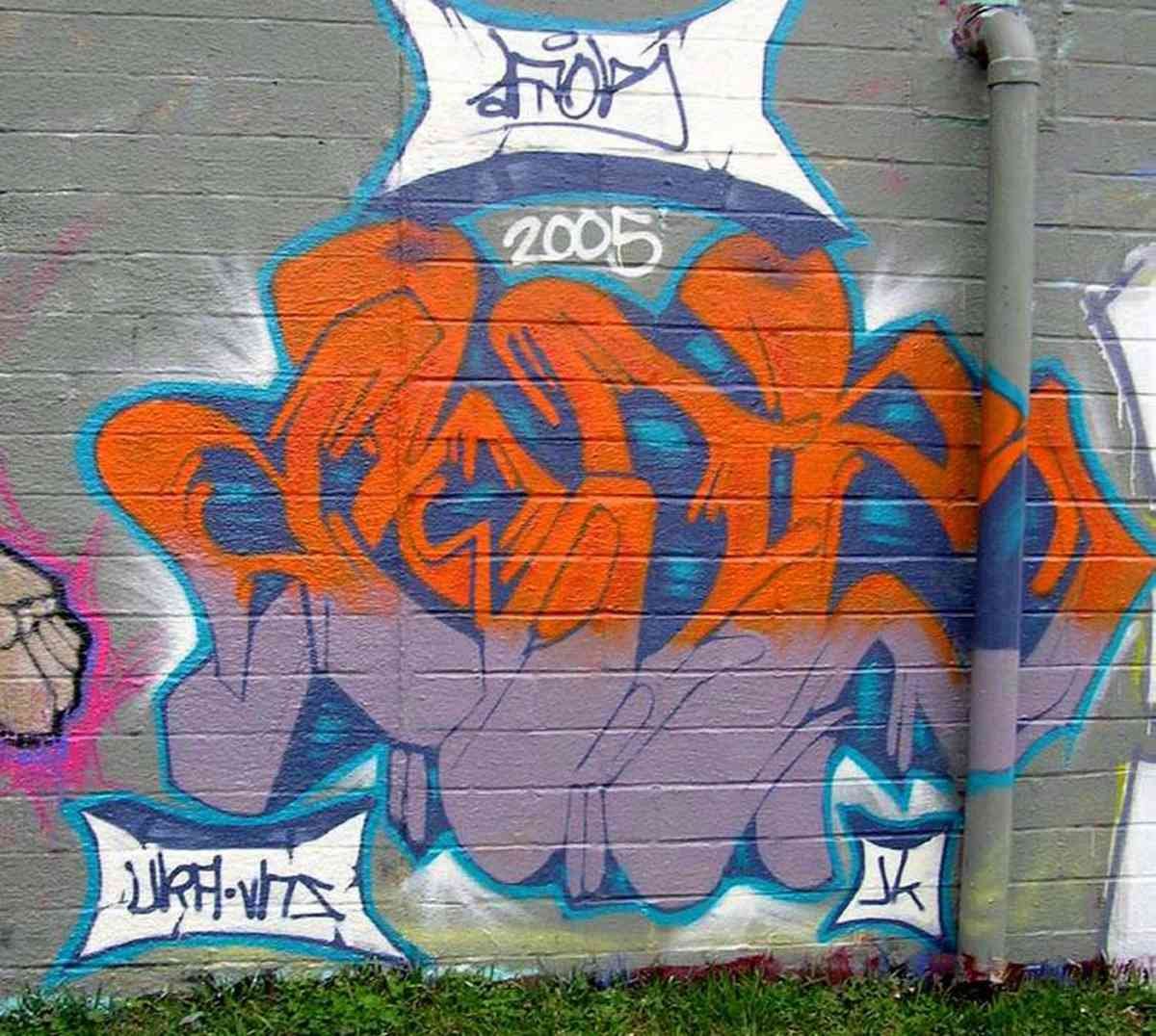 Graffiti Murals Street Art 0852 Houston 11 A4 Photo Print