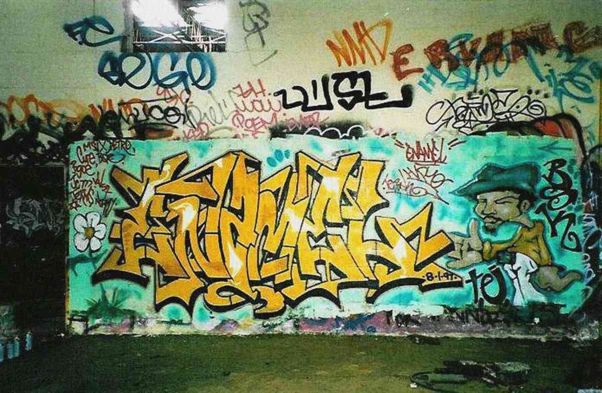 Graffiti Murals Street Art 0860 Miami 6 A4 Photo Print