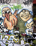 Graffiti Murals Street Art 087 TorontoGraffiti08 BirdMan large A4 Photo Print