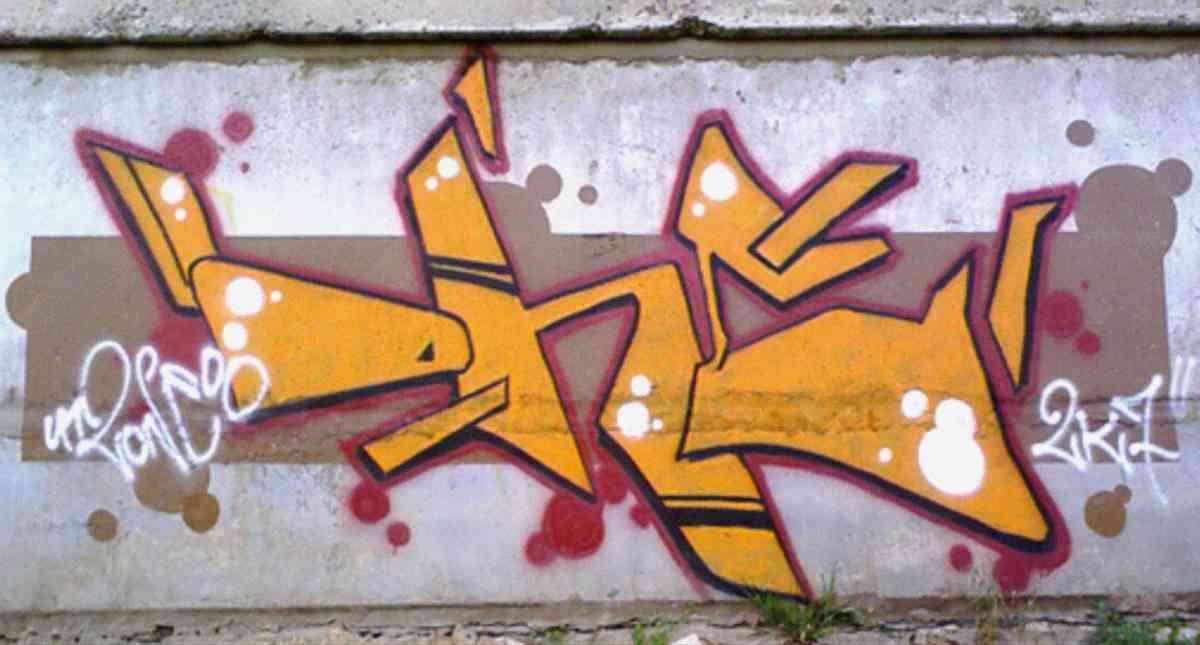 Graffiti Murals Street Art 0875 renn A4 Photo Print