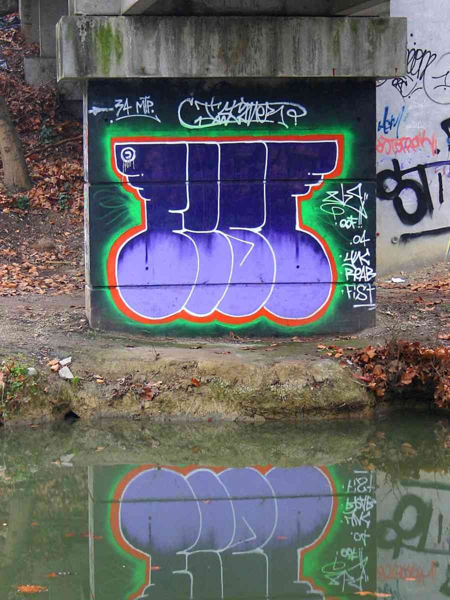 Graffiti Murals Street Art 089 1416 A4 Photo Print