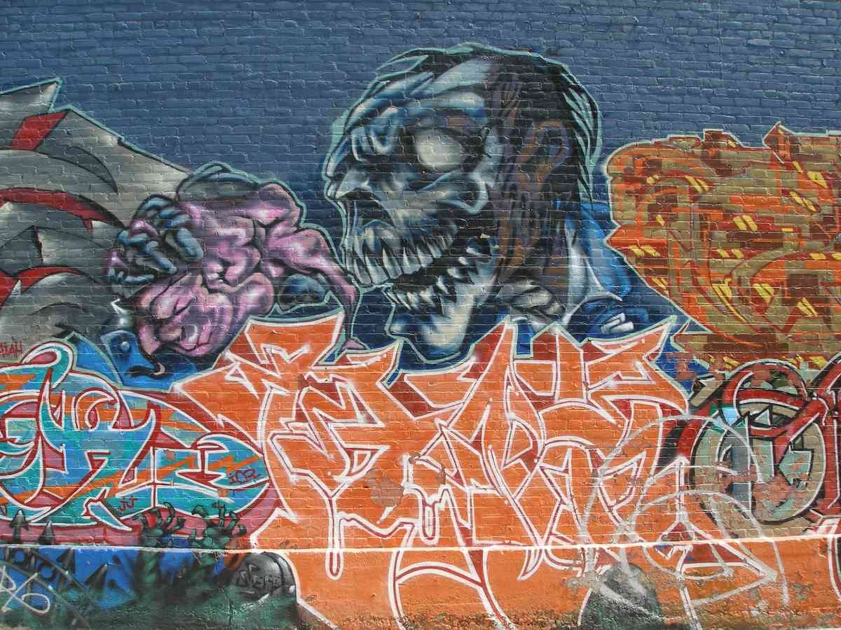 Graffiti Murals Street Art 089 P3250011 A4 Photo Print