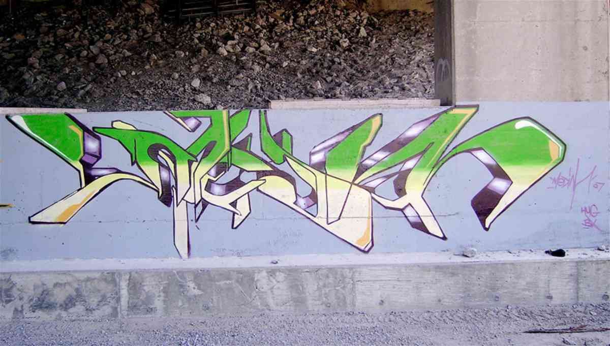 Graffiti Murals Street Art 0891 alden 07 A4 Photo Print