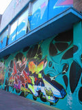 Graffiti Murals Street Art 090 buxsneakysideveiw A4 Photo Print