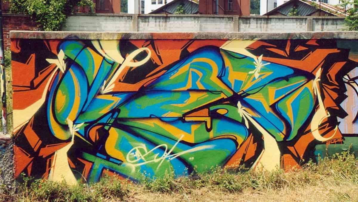 Graffiti Murals Street Art 0935 kaso abstract 32 731591 A4 Photo Print