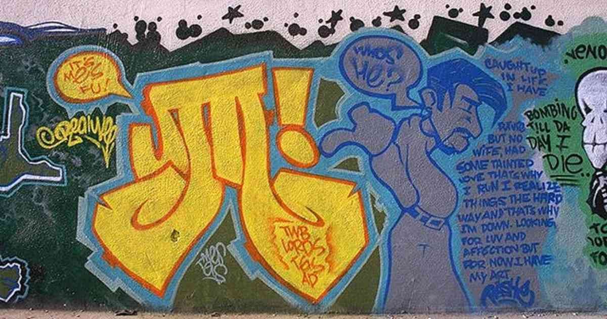 Graffiti Murals Street Art 0954 SanJose 1 A4 Photo Print