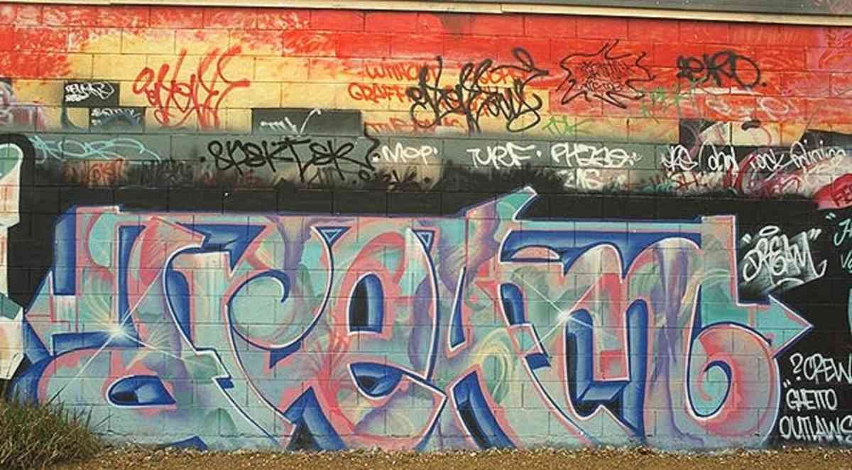 Graffiti Murals Street Art 0955 SanJose 7 A4 Photo Print