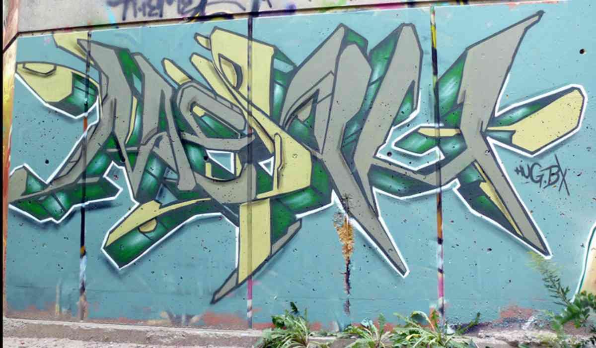 Graffiti Murals Street Art 0963 stclair A4 Photo Print