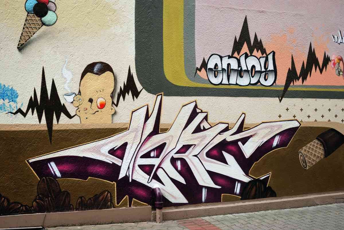 Graffiti Murals Street Art 097 Menden 20070426 141 DSC 6832 Graffiti A4 Photo Print