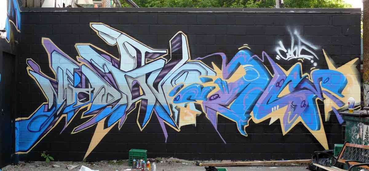 Graffiti Murals Street Art 0977 resurface 2008 A4 Photo Print