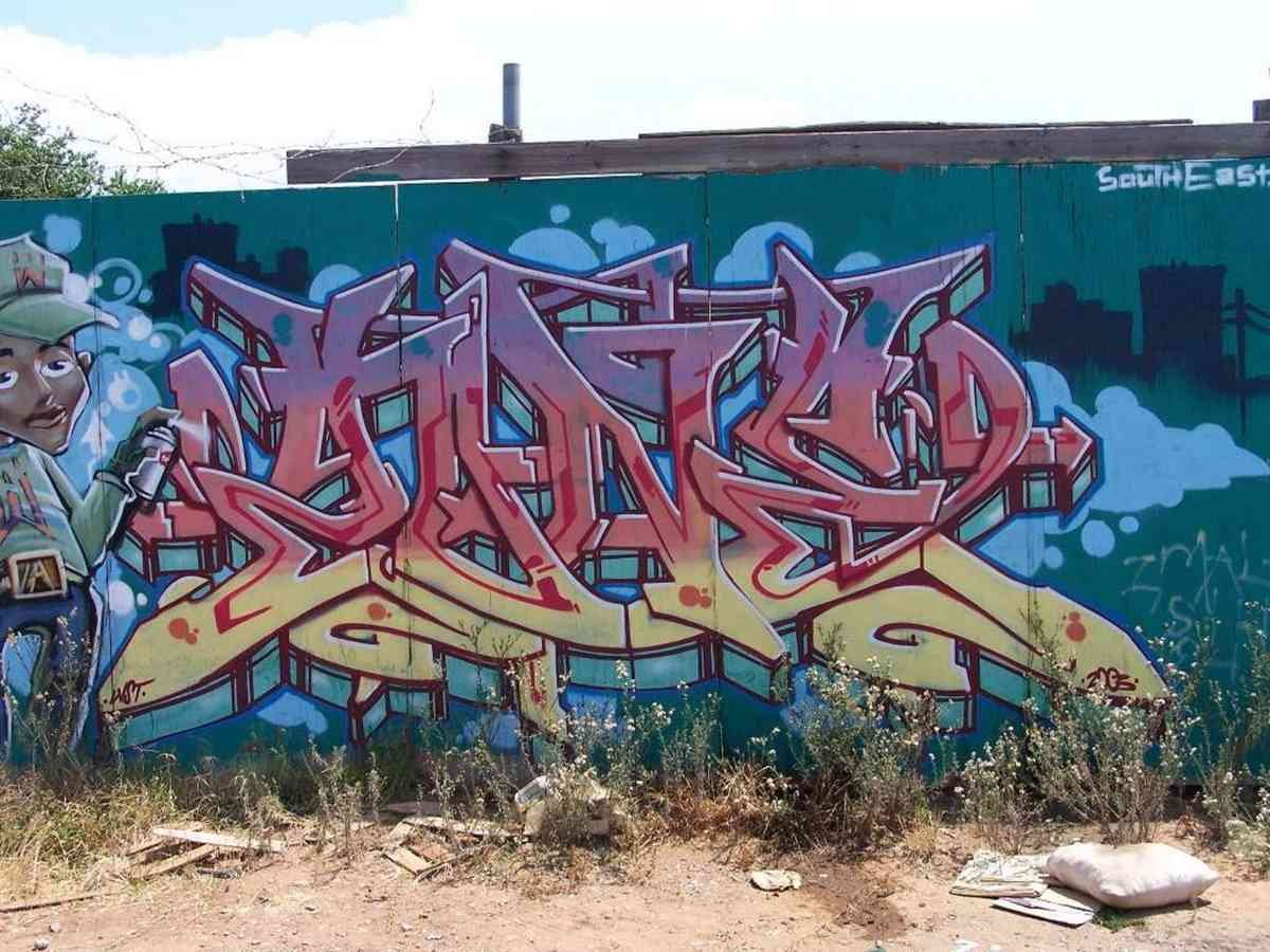 Graffiti Murals Street Art 0980 San Diego aa 3 A4 Photo Print