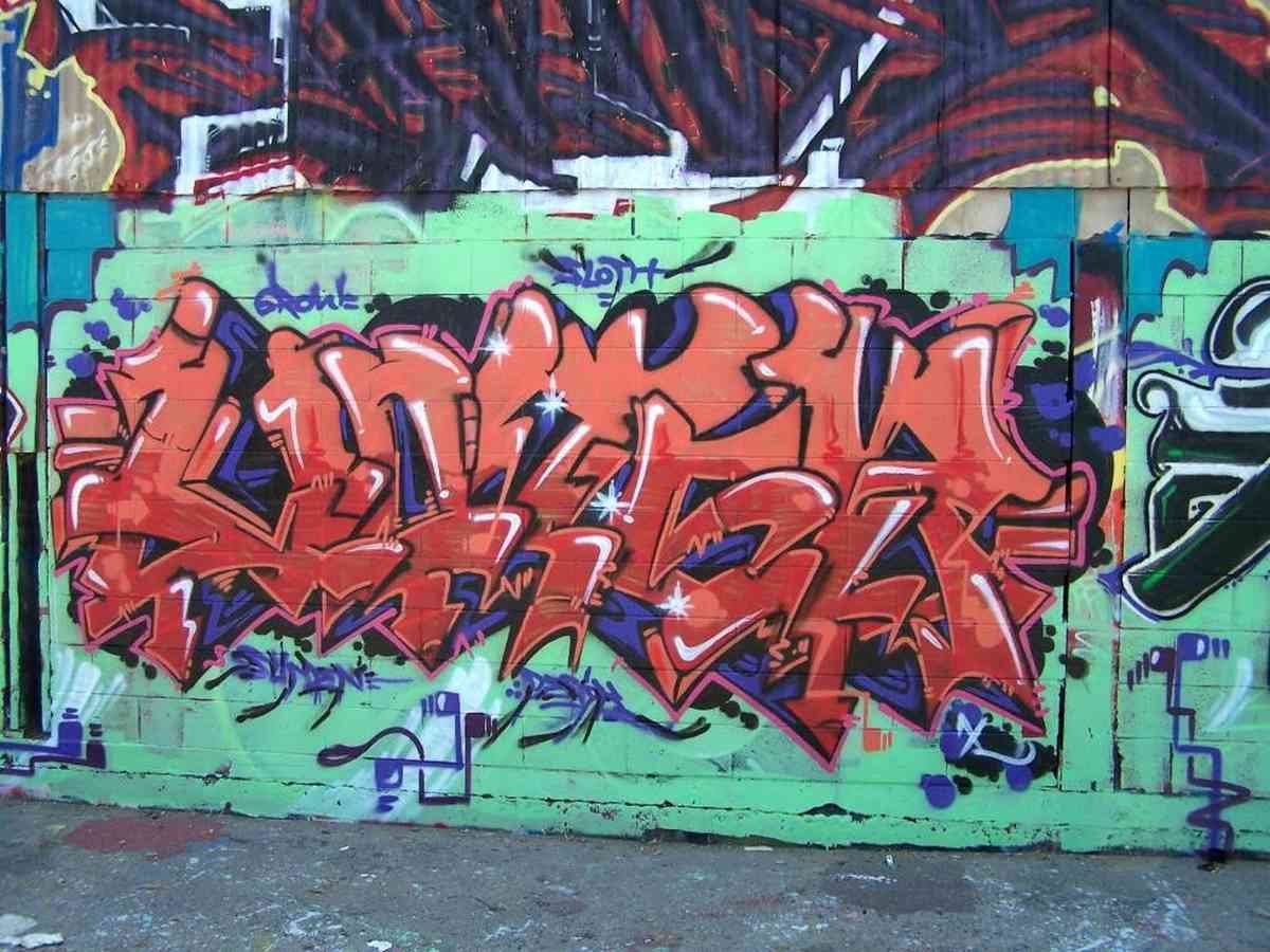 Graffiti Murals Street Art 0983 San Diego aa 17 A4 Photo Print