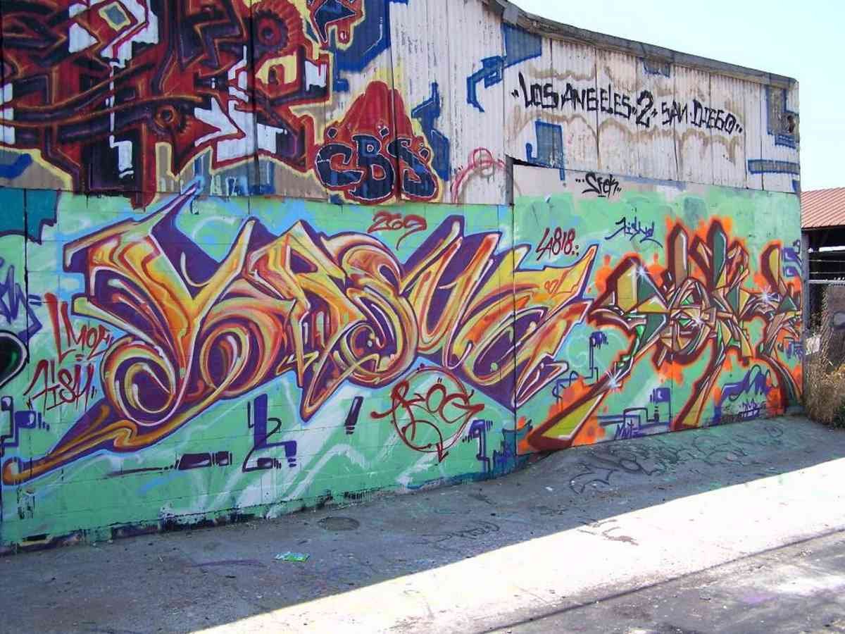 Graffiti Murals Street Art 0987 San Diego aa 24 A4 Photo Print
