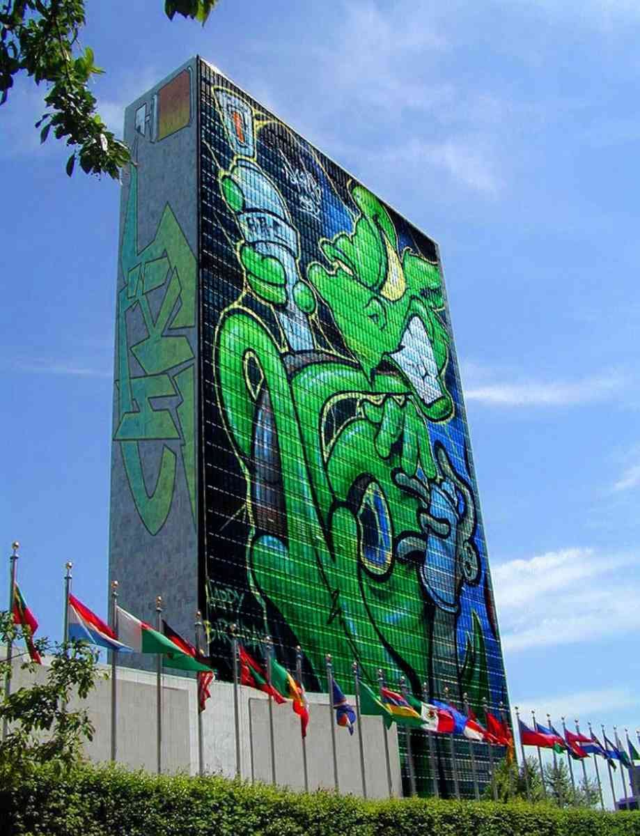 Graffiti Murals Street Art 099 1419 A4 Photo Print