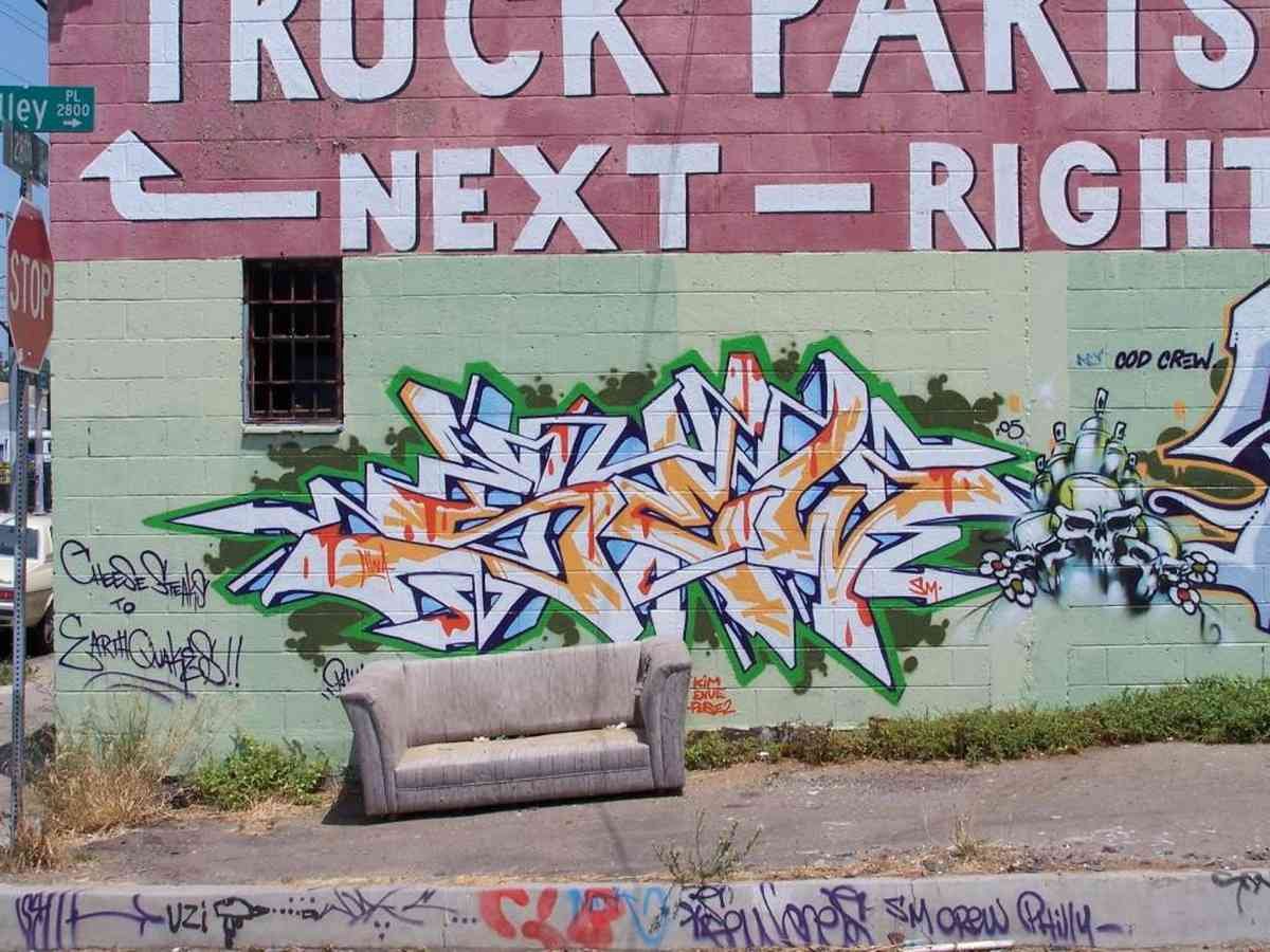 Graffiti Murals Street Art 0990 San Diego aa 28 A4 Photo Print