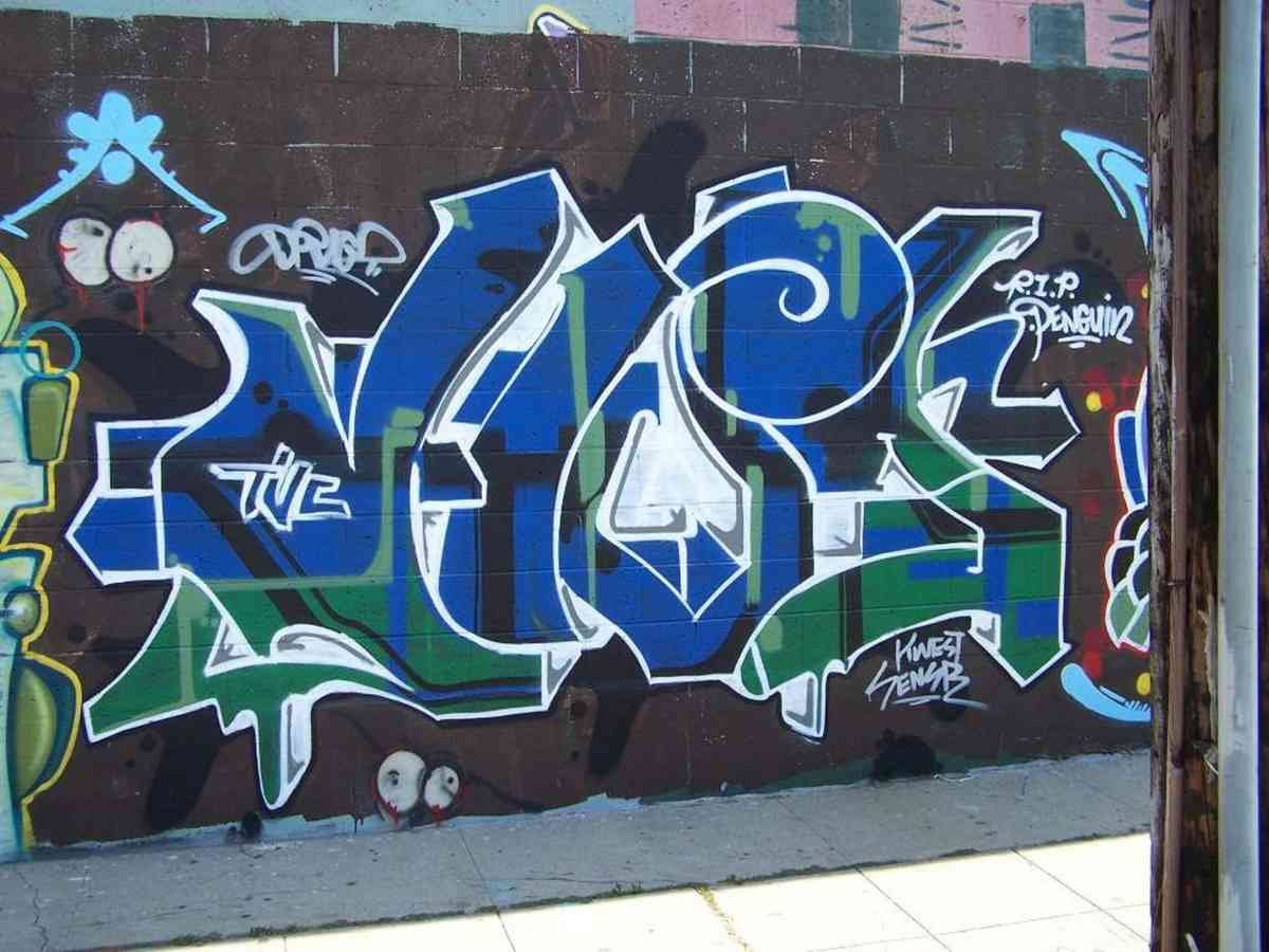 Graffiti Murals Street Art 1006 San Diego aa A4 Photo Print
