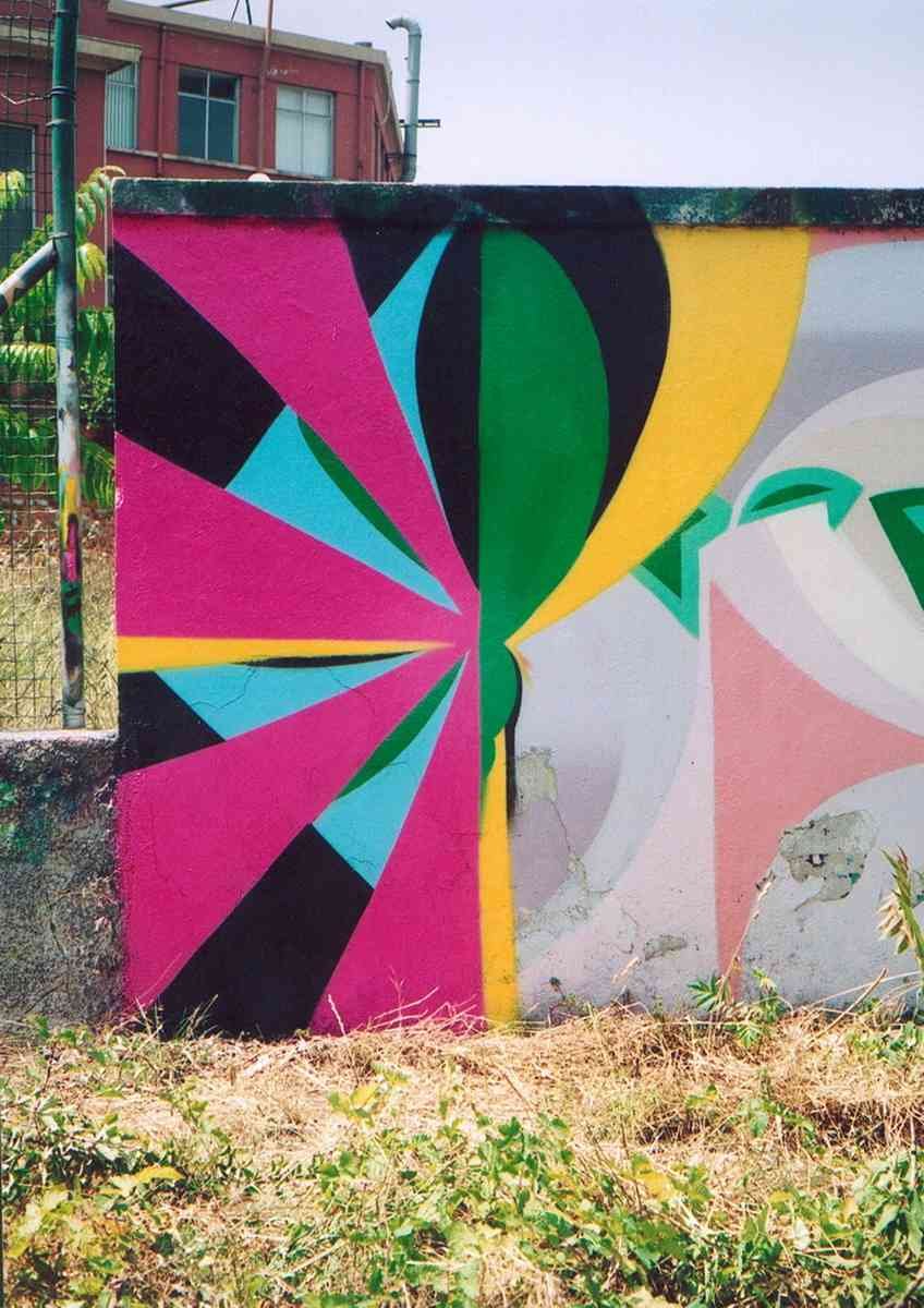 Graffiti Murals Street Art 102 kaso abstract 35 A4 Photo Print