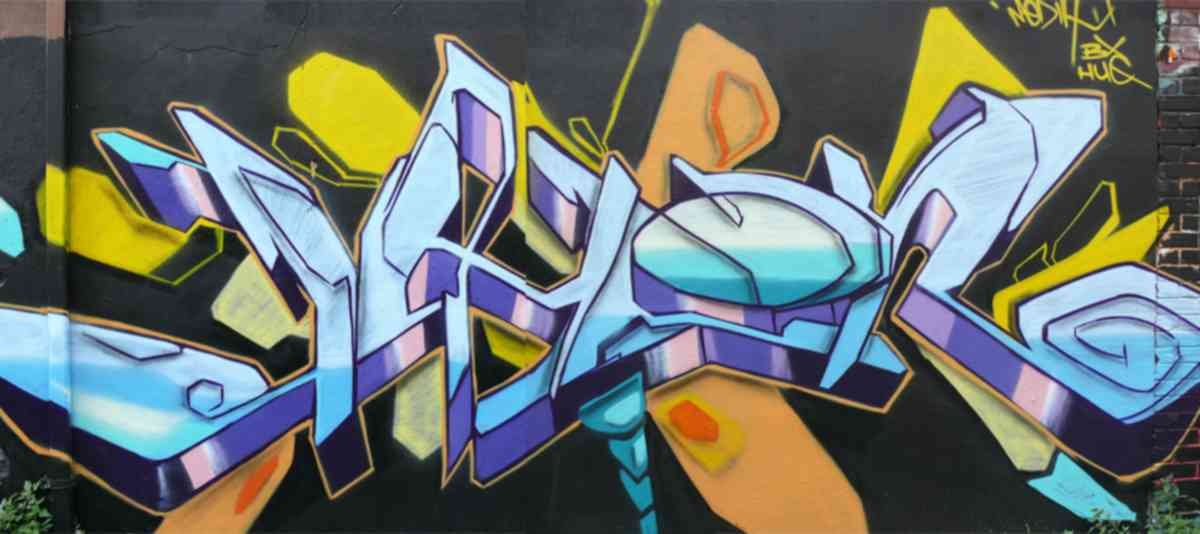 Graffiti Murals Street Art 1024 sip 2008 A4 Photo Print