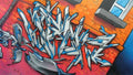 Graffiti Murals Street Art 1026 stack     big A4 Photo Print